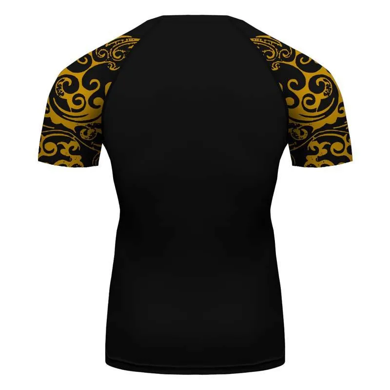 Hufflepuff Harry Potter Short Sleeve Full Printing T-shirt Tight