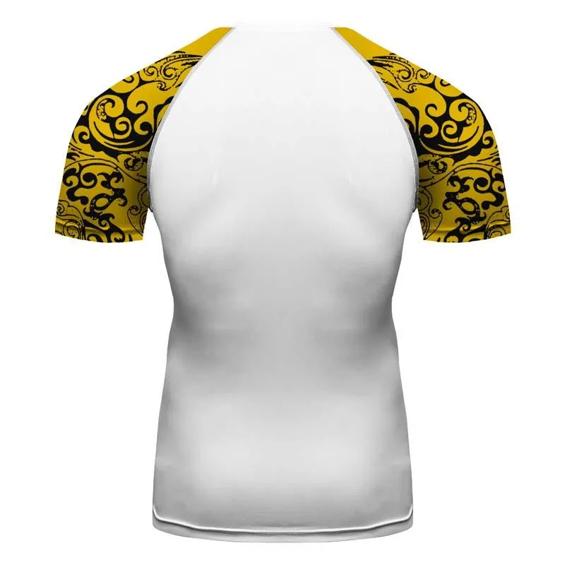 Hufflepuff Harry Potter Short Sleeve Full Printing T-shirt Tight