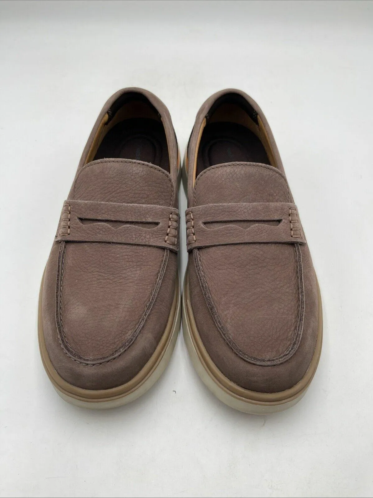 Hush Puppies Leo Penny Loafer Men's Brown Size 8M/41 - Like New