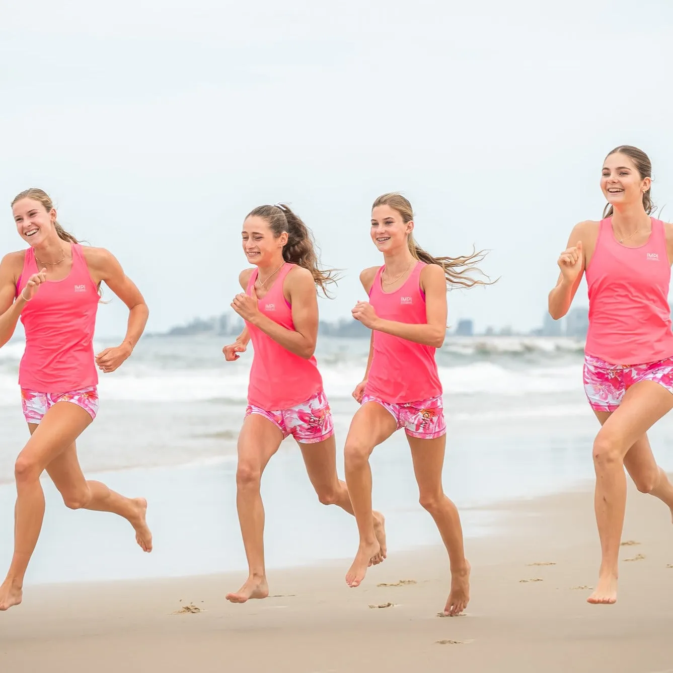 IMPI Fitted Running Singlet -  Neon Pink