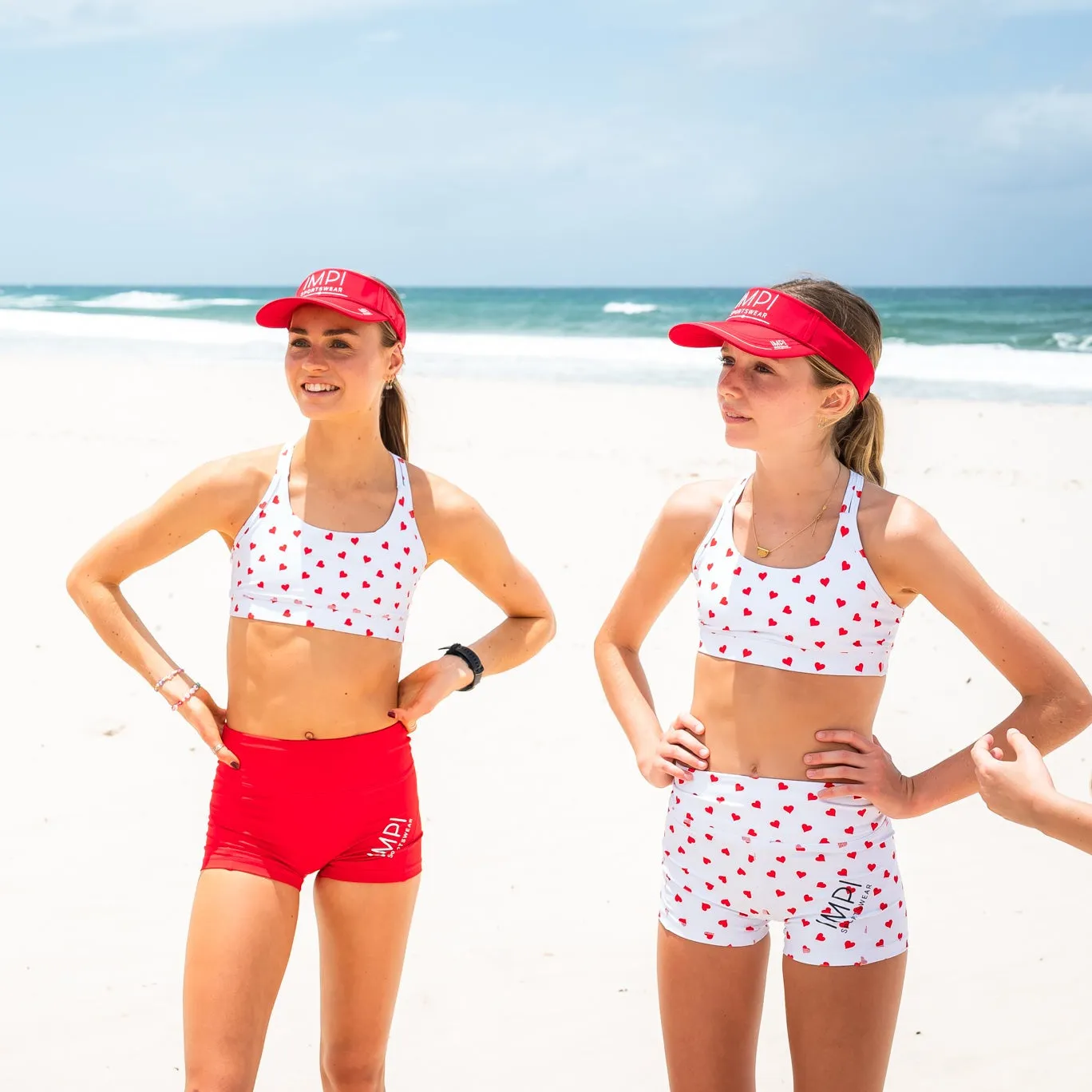 IMPI Running Loop Bra Top - Hearts