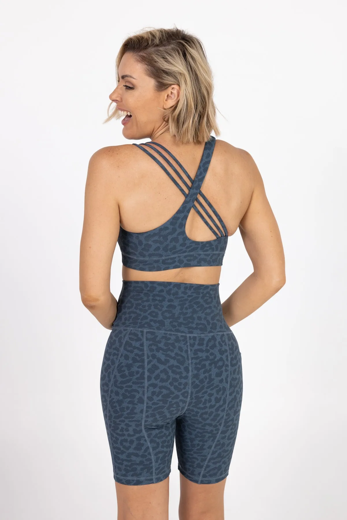 invisiSweat Blue Leopard 3 Strap Detail Crop (Final Sizes)