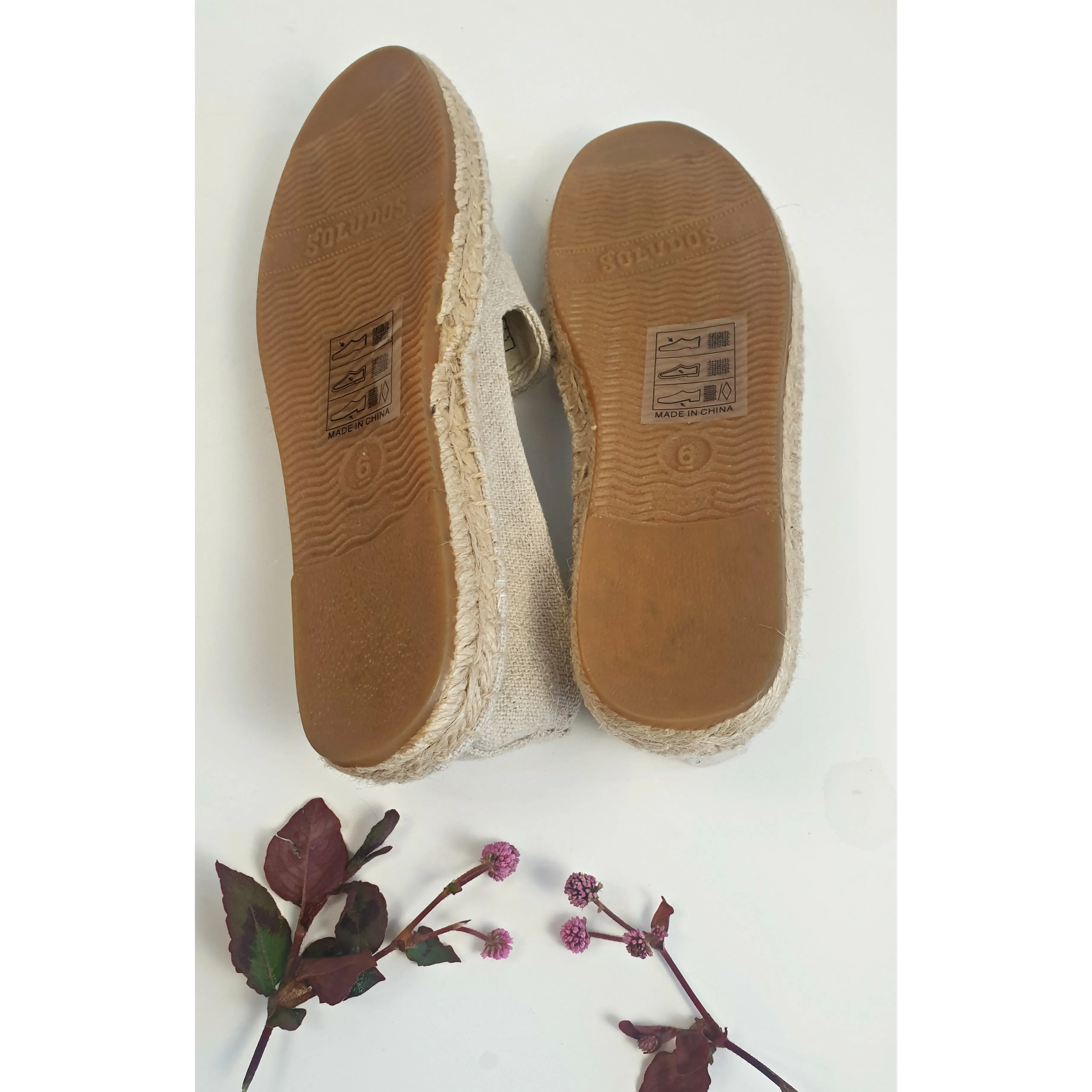 Jason Polan for Soludos espadrille winky eye shoes size 6