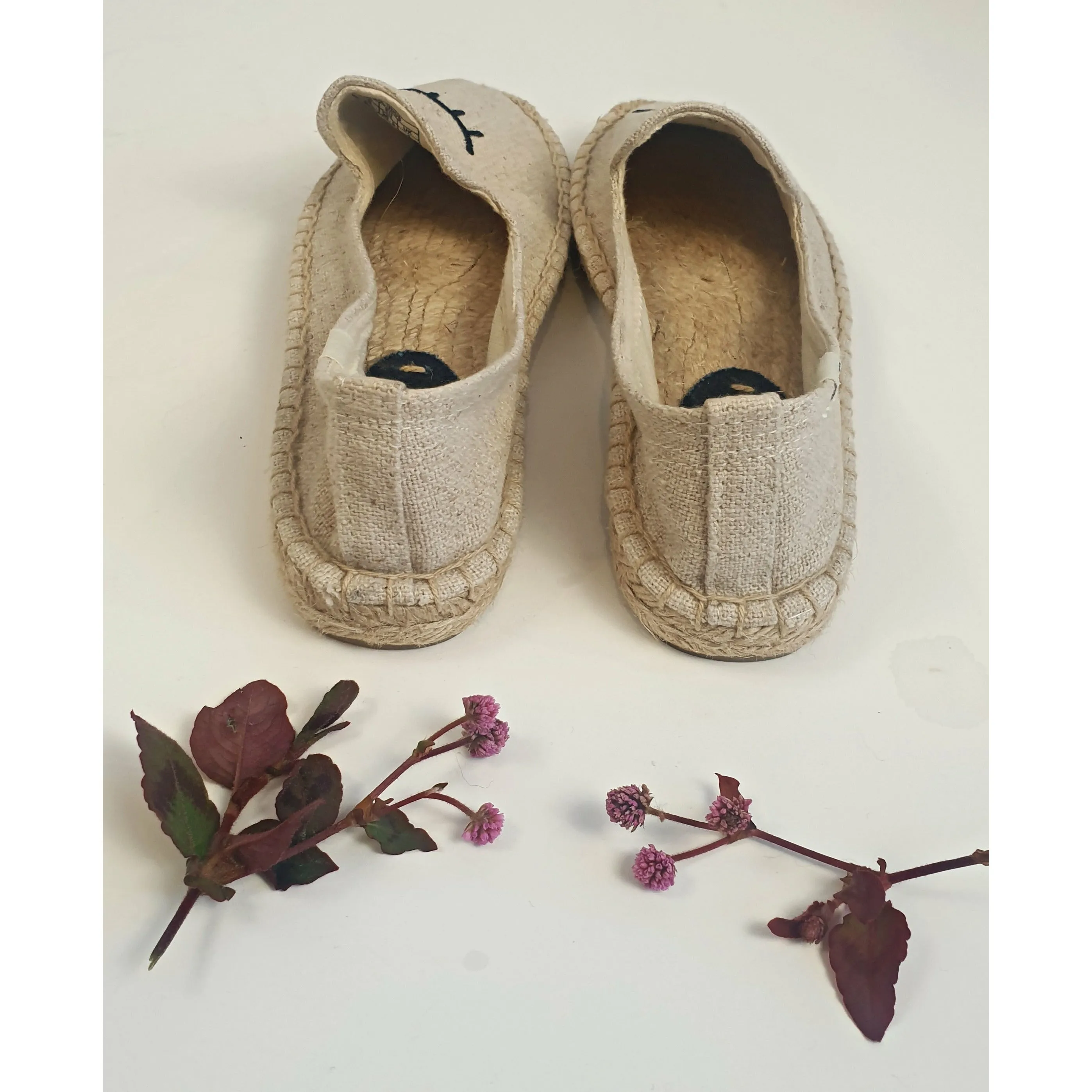 Jason Polan for Soludos espadrille winky eye shoes size 6