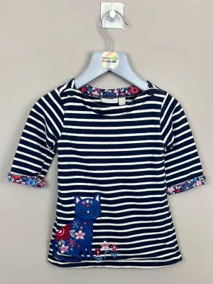 Jojo Maman Bebe cute Kitten A line Dress 12-18m