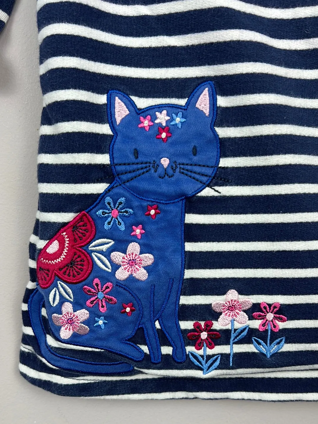 Jojo Maman Bebe cute Kitten A line Dress 12-18m