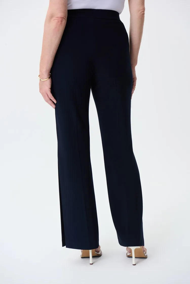 Joseph Ribkoff Pintuck High-Rise Pants