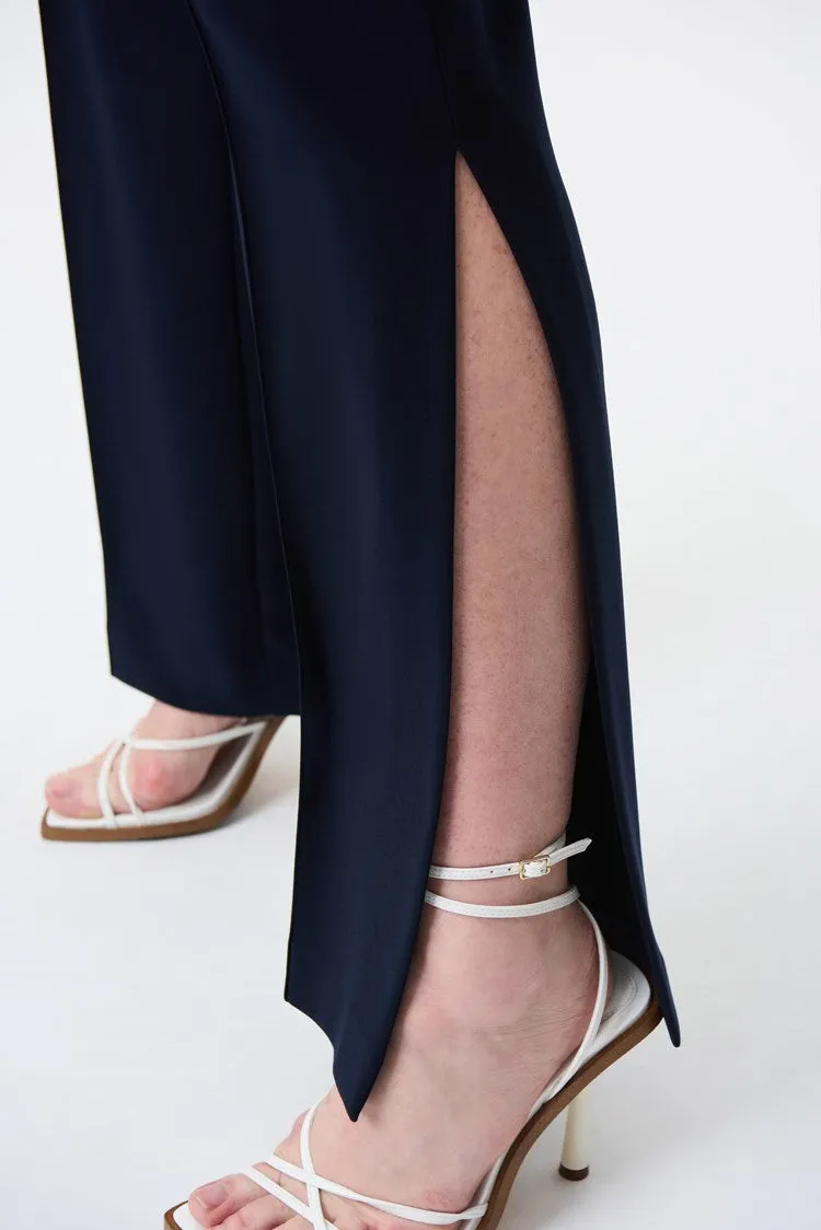 Joseph Ribkoff Pintuck High-Rise Pants