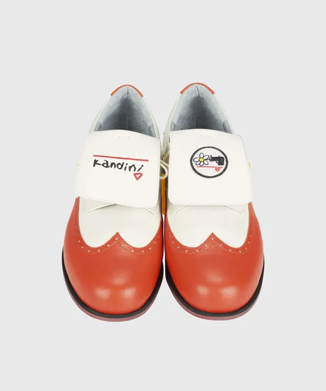 KANDINI Classic Golf Shoes - Orange