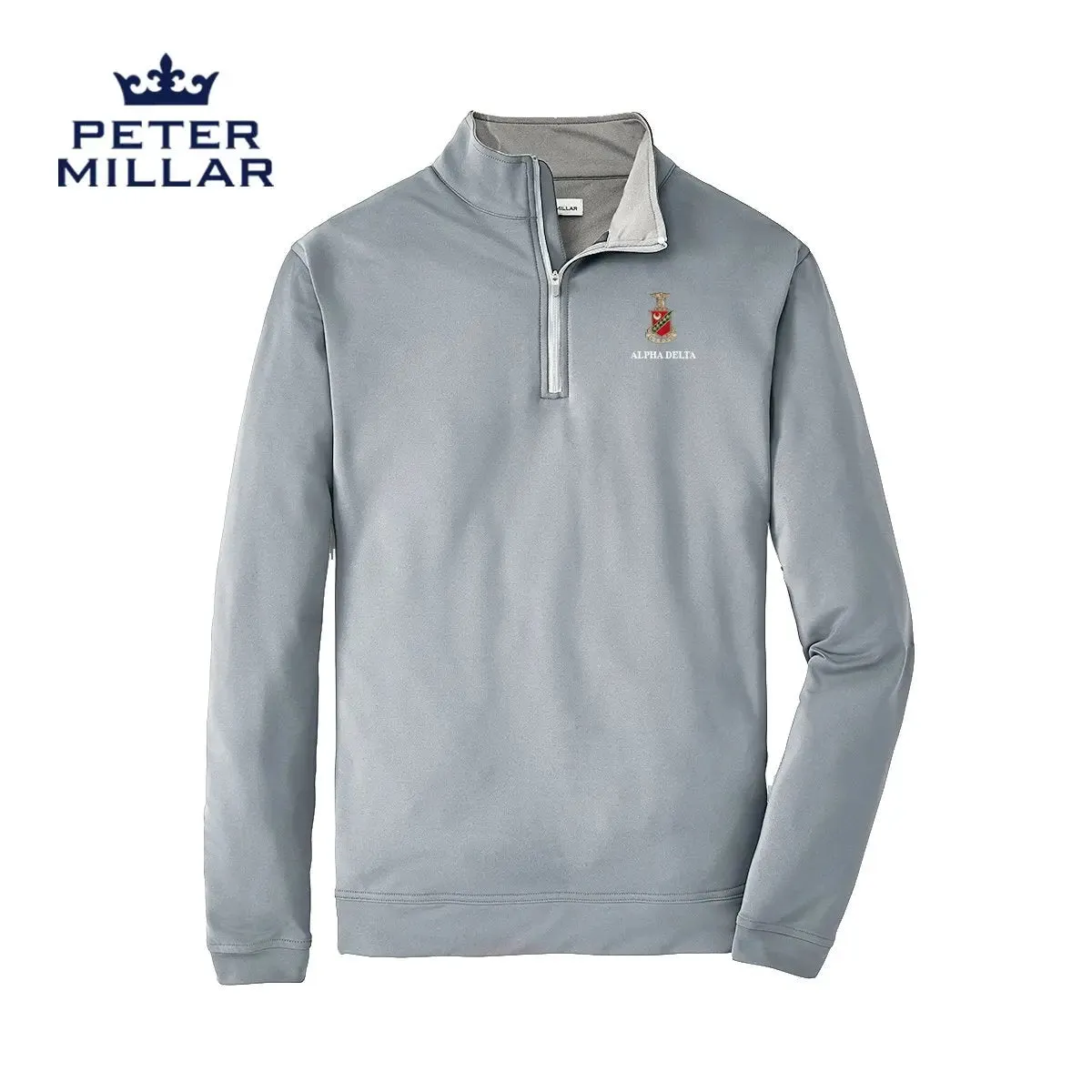 Kappa Sig Peter Millar Perth Stretch Quarter Zip with Crest