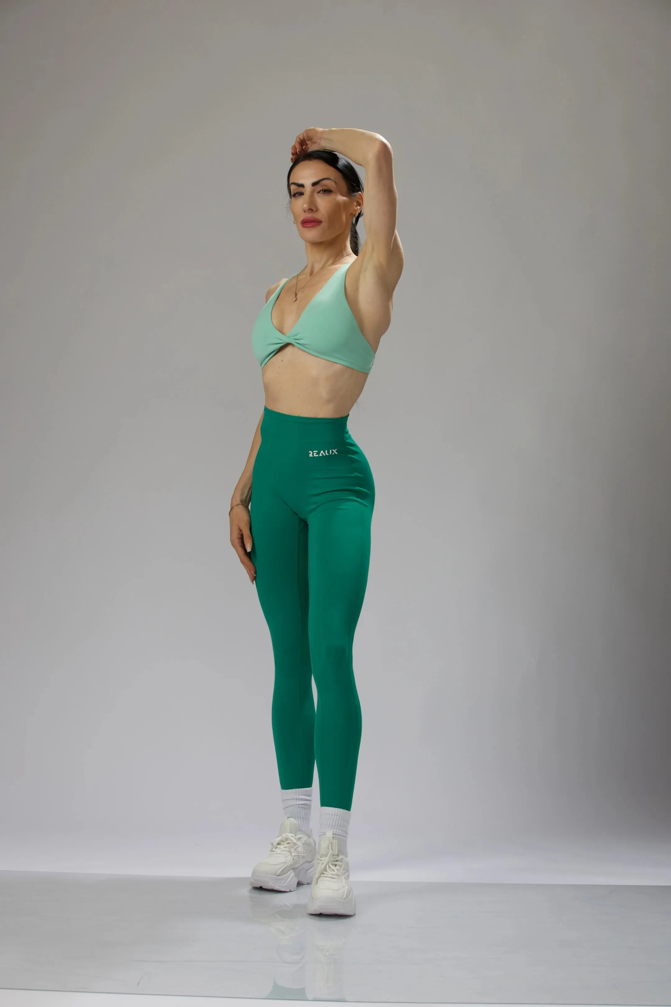 Kennedy Criss-Cross Plunge Sports Bra