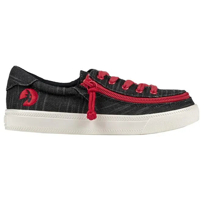 Kids' Black & Red Billy Classic Lace Lows