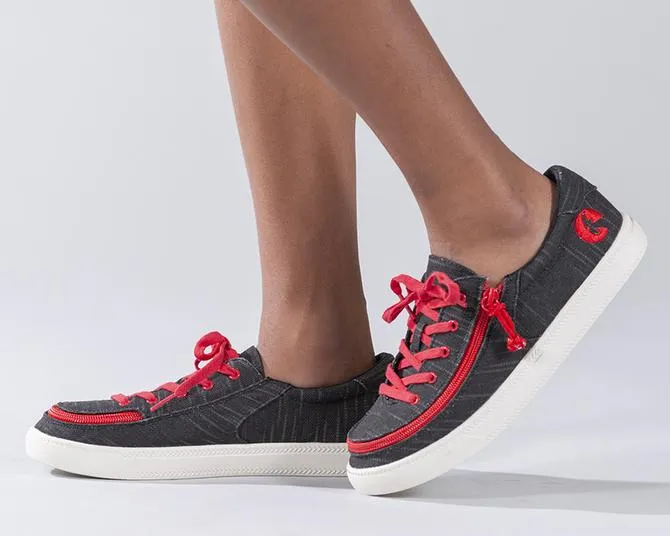 Kids' Black & Red Billy Classic Lace Lows