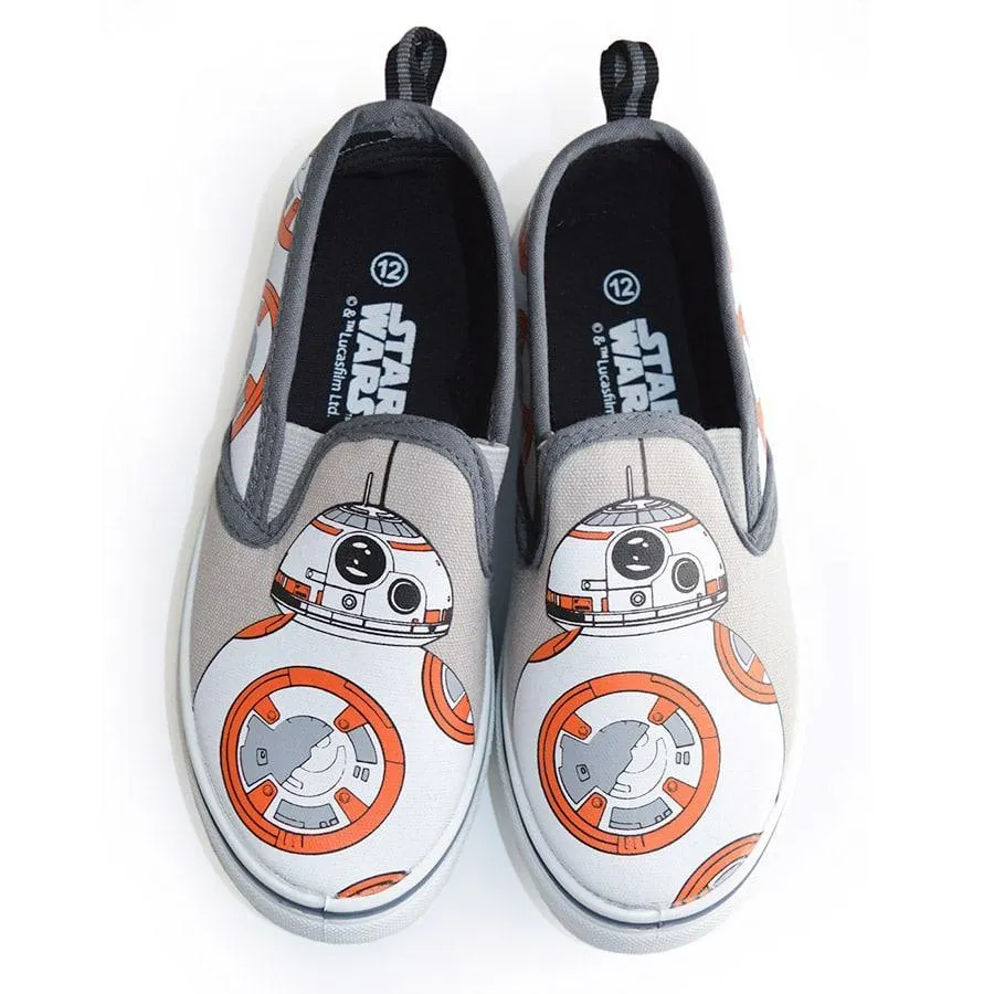 Kids Shoes Star Wars BB-8 Droid Toddlers Slip-on Canvas Shoes