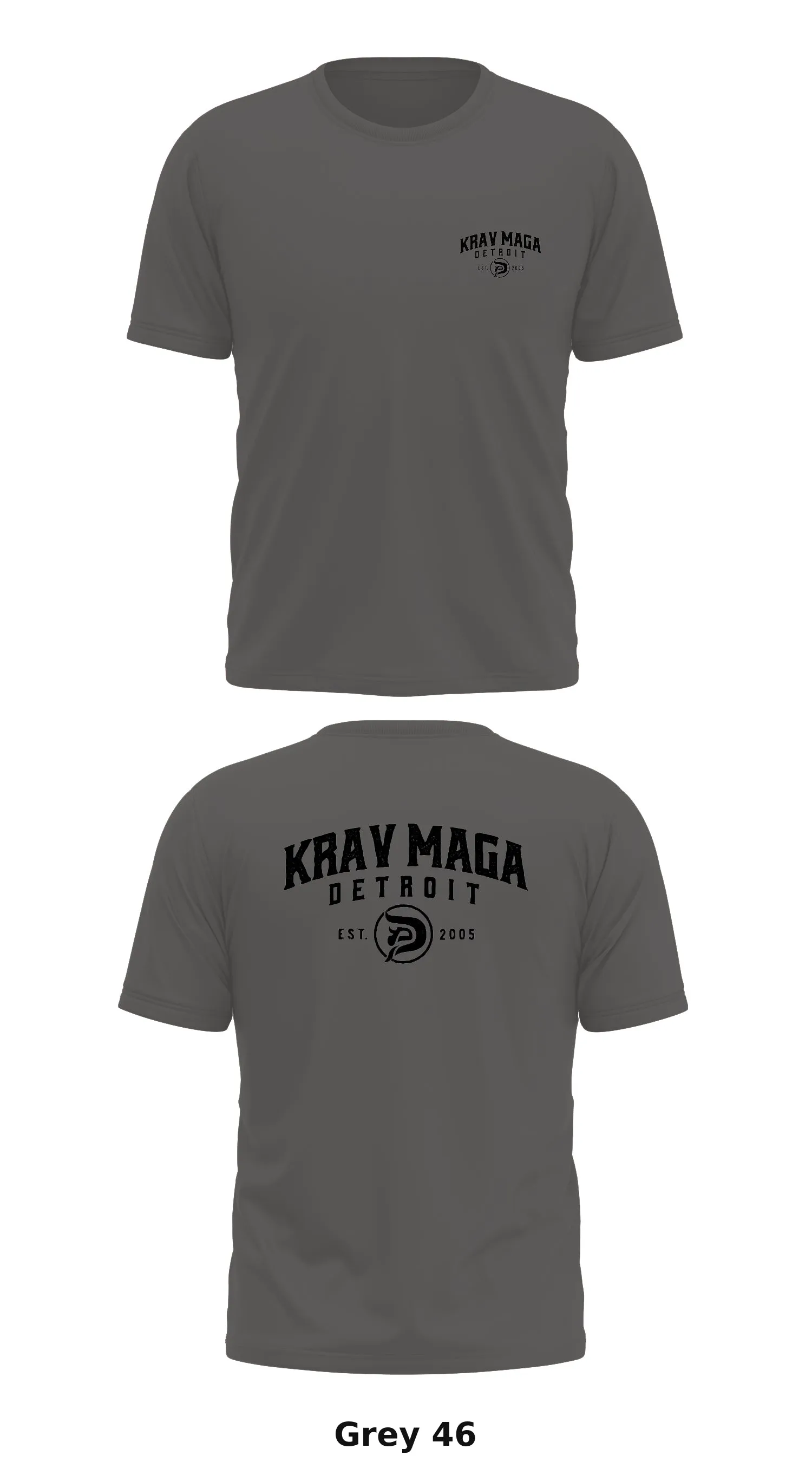 Krav Maga Detroit  Store 1 Core Men's SS Performance Tee - 32165356581