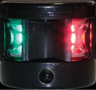 LALIZAS FOS 12 LED BI-COLOUR NAVIGATION LIGHT - VERTICAL MOUNT - BLACK