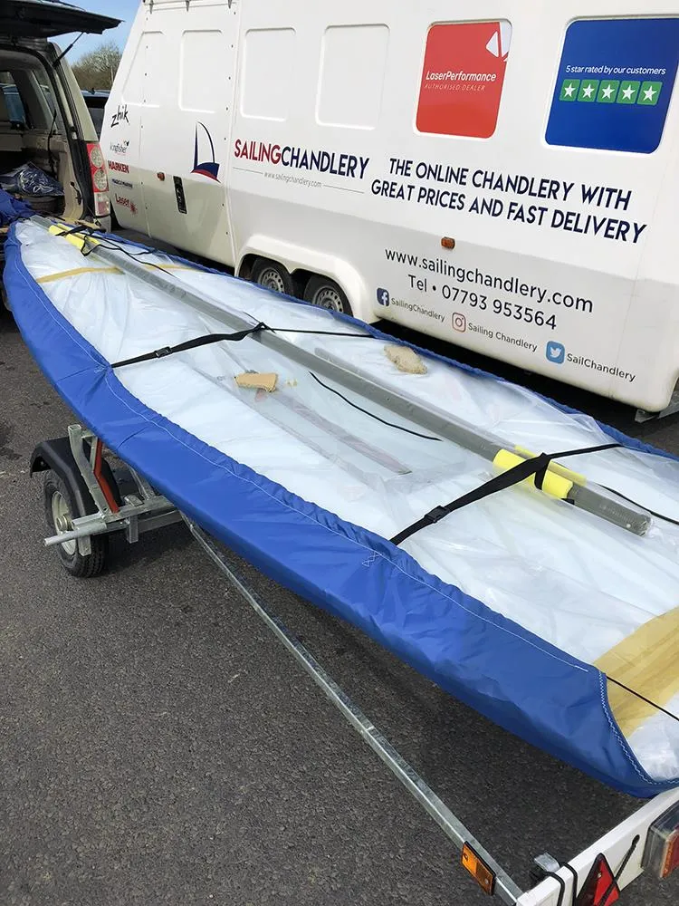 Laser 1 Boat Cover Package  - Breathable Top Cover and Nylon Undercover Package