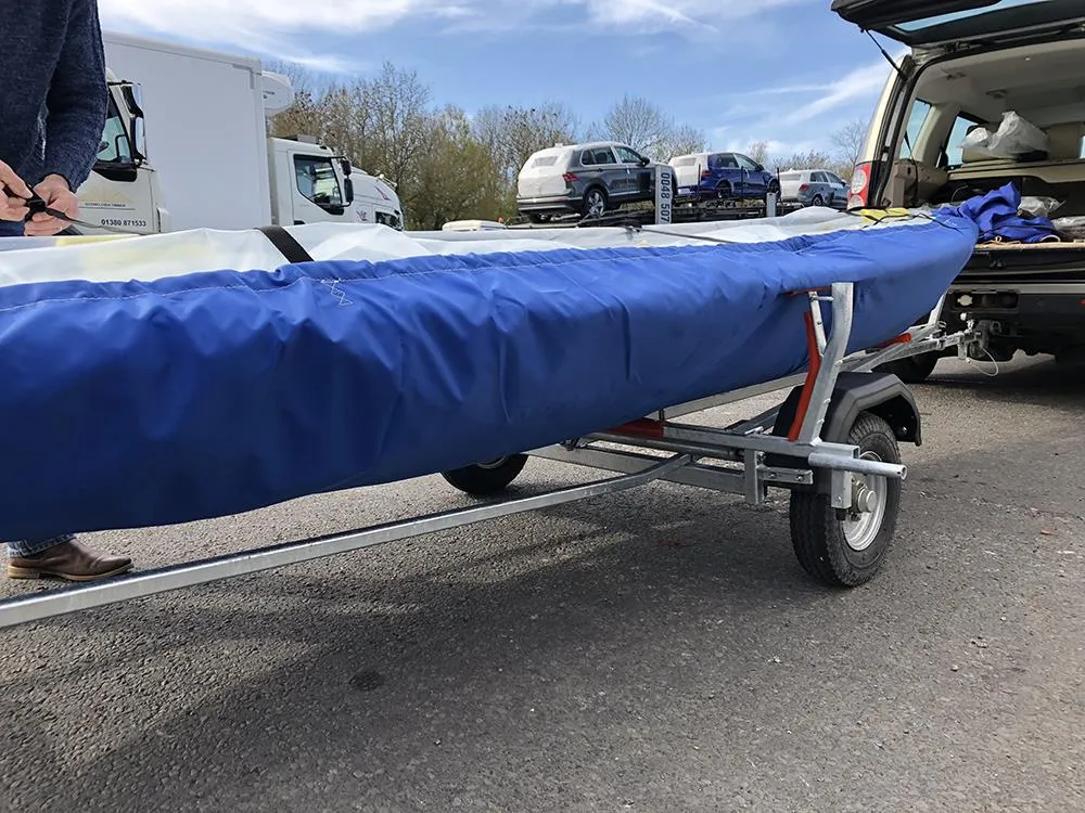 Laser 1 Boat Cover Package  - Breathable Top Cover and Nylon Undercover Package