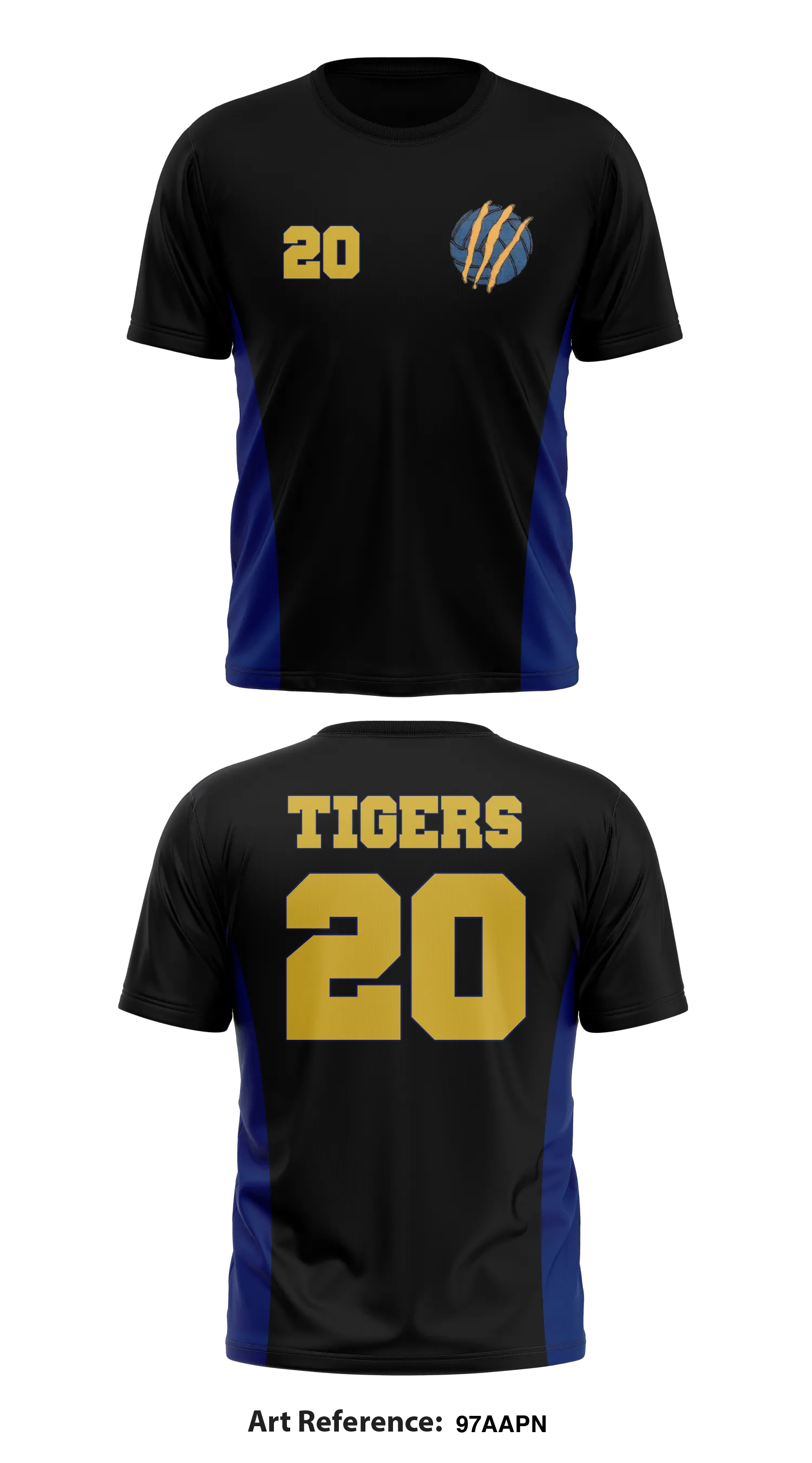LCPA Boys Volleyball Core Men's SS Performance Tee - 97AAPN