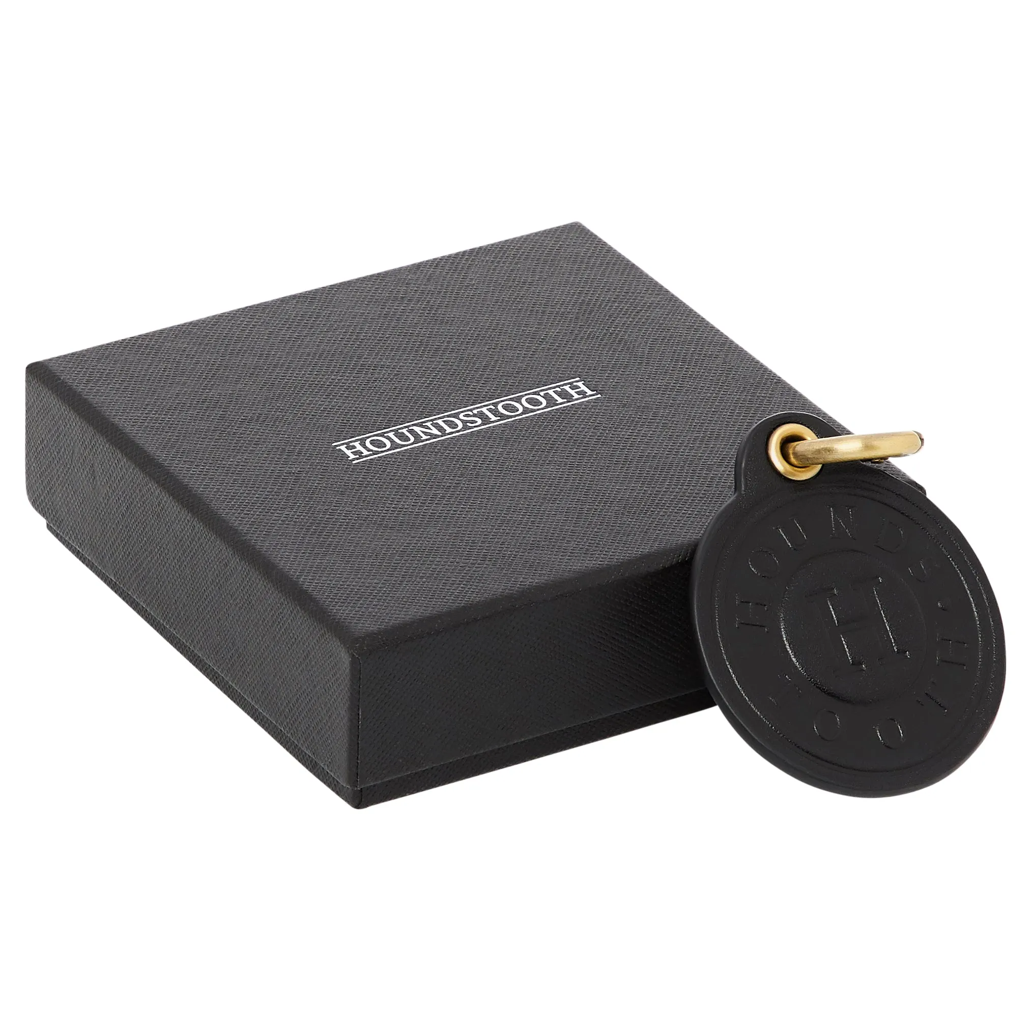 Leather Dog Tag - BLACK
