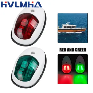 LED Navigation Light Signal Warning Waterproof Lamp Port Side For Marine Boat