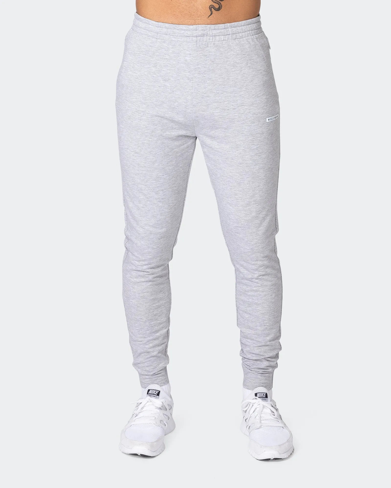 Legacy Training Tapered Joggers - Light Grey Marl
