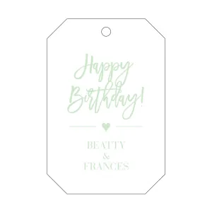 Letterpress Gift Tag - T101