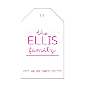 Letterpress Gift Tag - T102