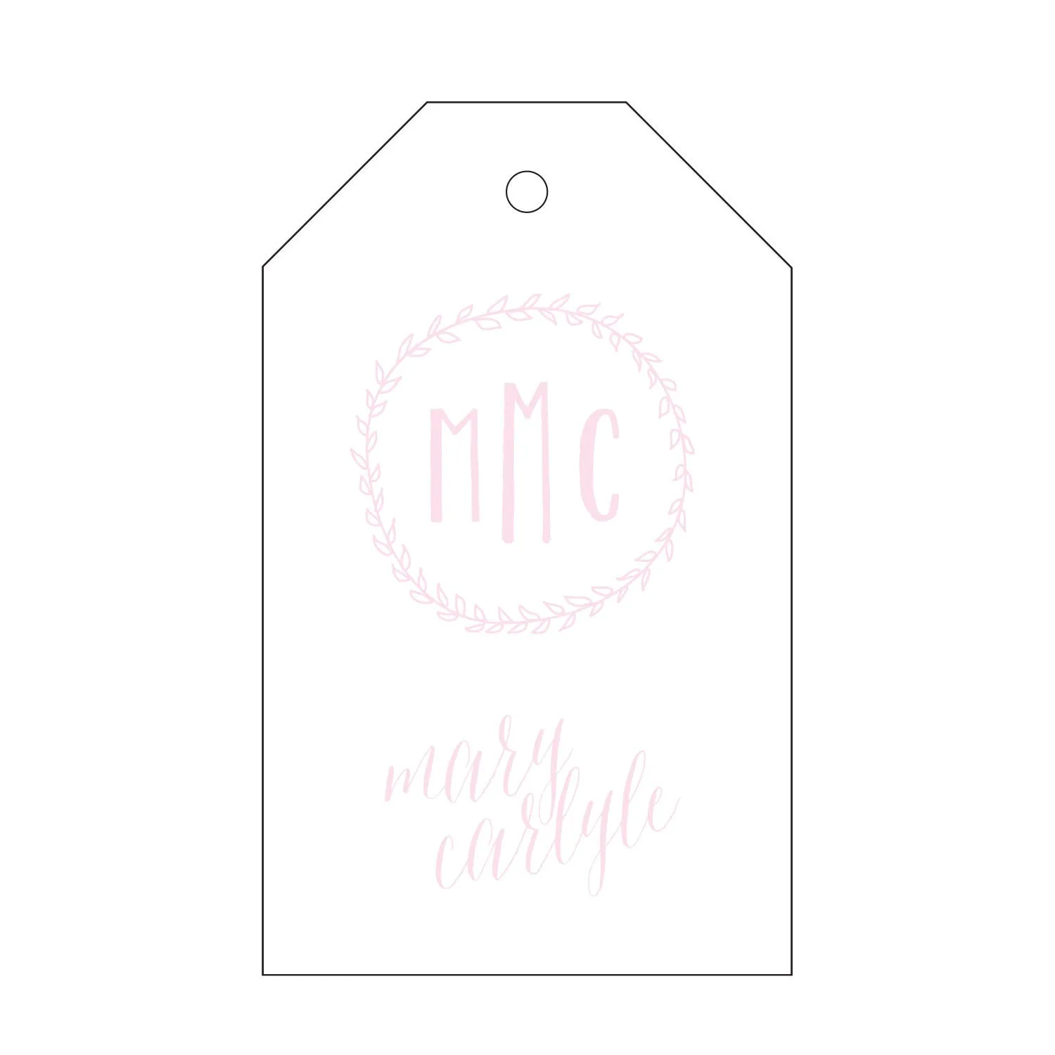 Letterpress Gift Tag - T105