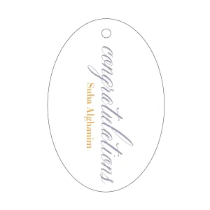 Letterpress Gift Tag - T106
