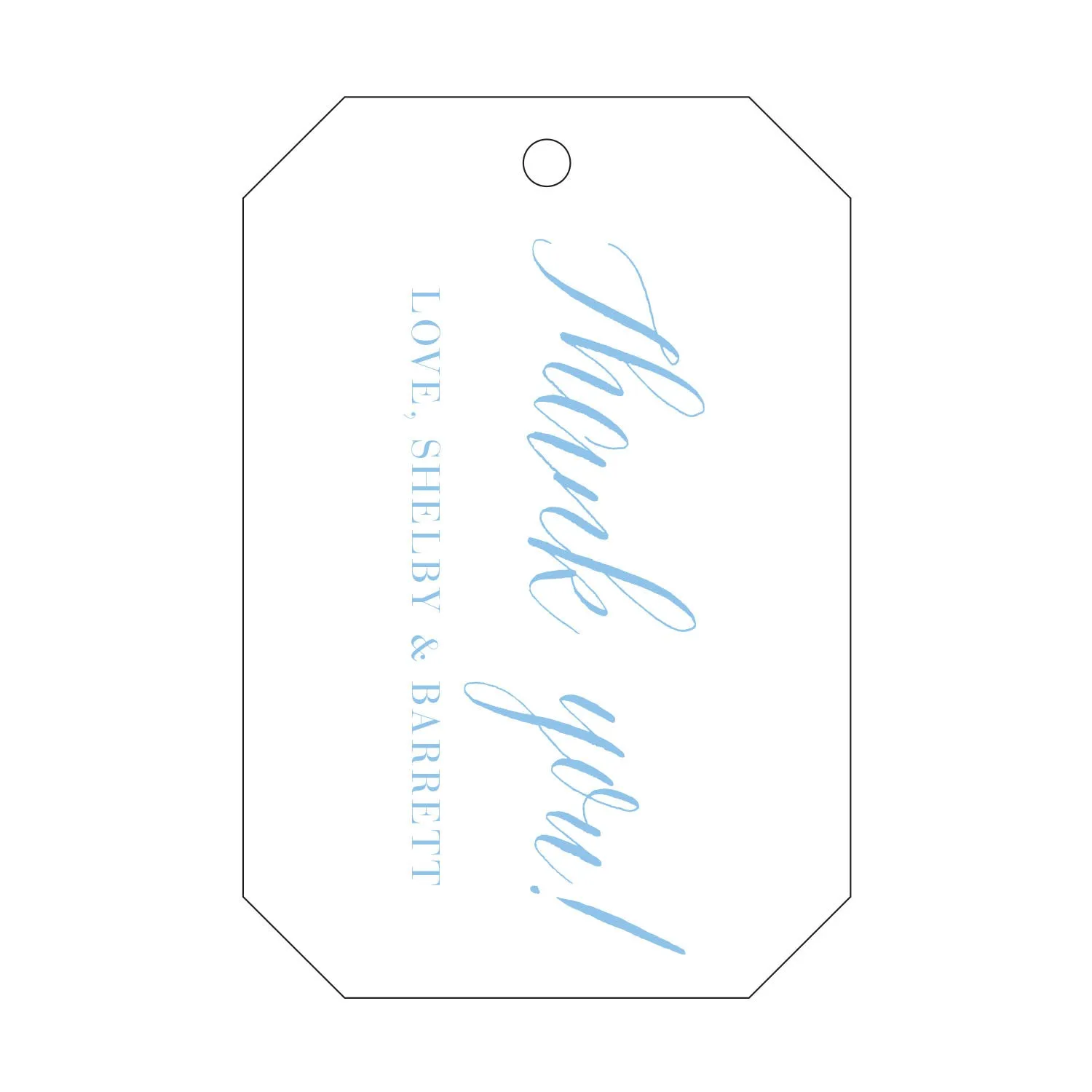 Letterpress Gift Tag - T107