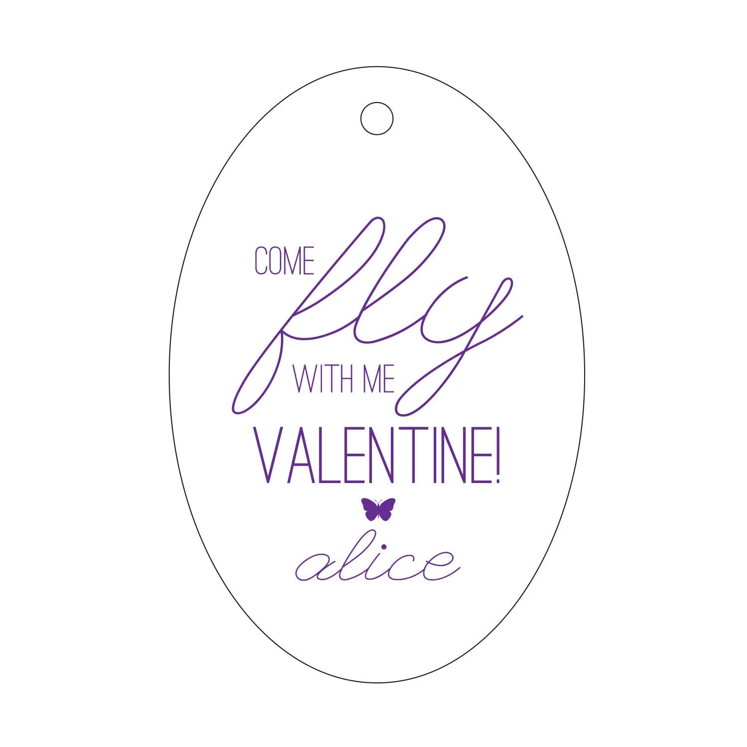 Letterpress Gift Tag - T128