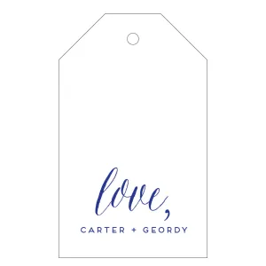 Letterpress Gift Tag - T138