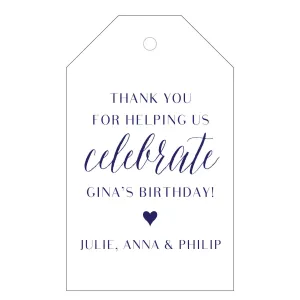 Letterpress Gift Tag - T15