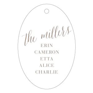 Letterpress Gift Tag - T21