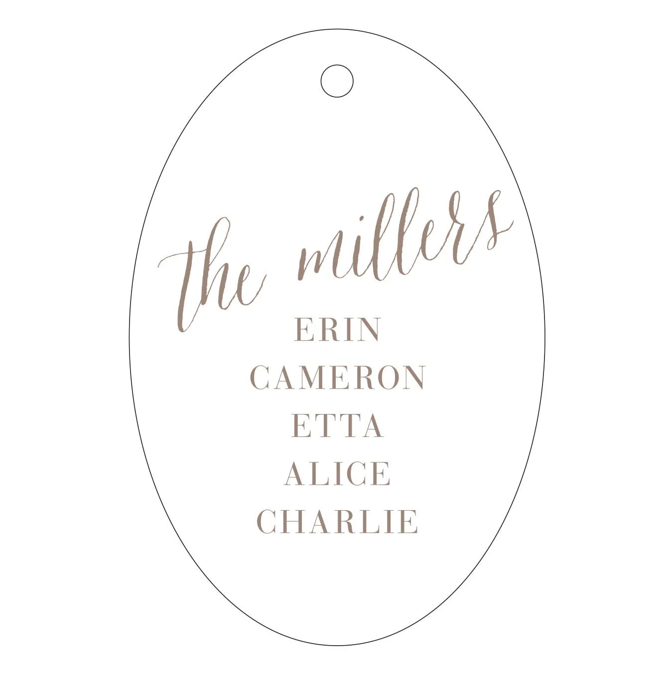 Letterpress Gift Tag - T21