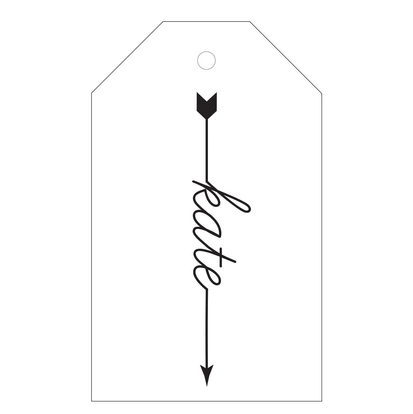 Letterpress Gift Tag - T22