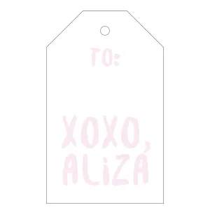 Letterpress Gift Tag - T4