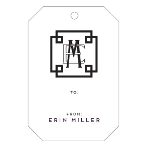 Letterpress Gift Tag - T55