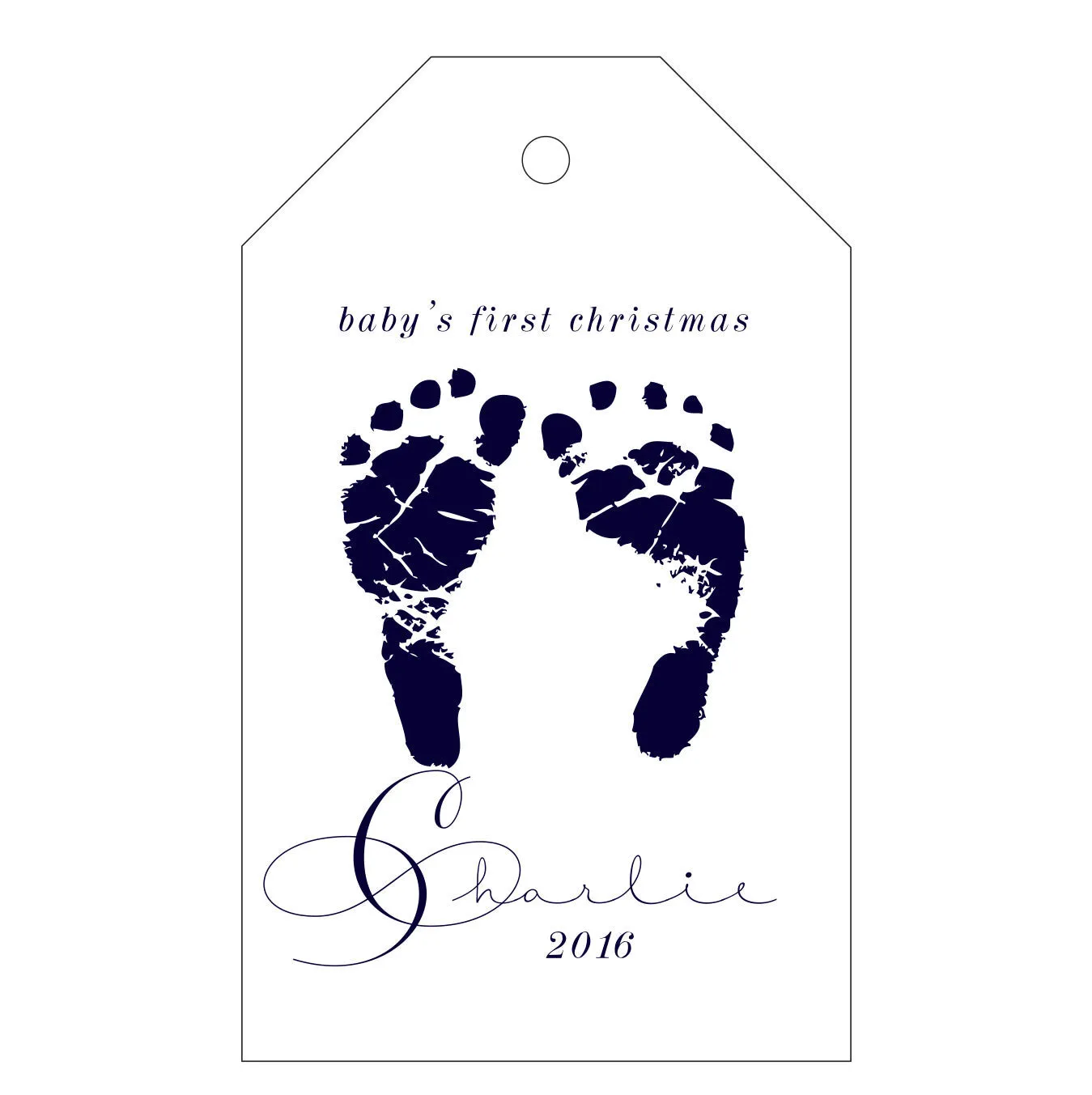 Letterpress Gift Tag - T61