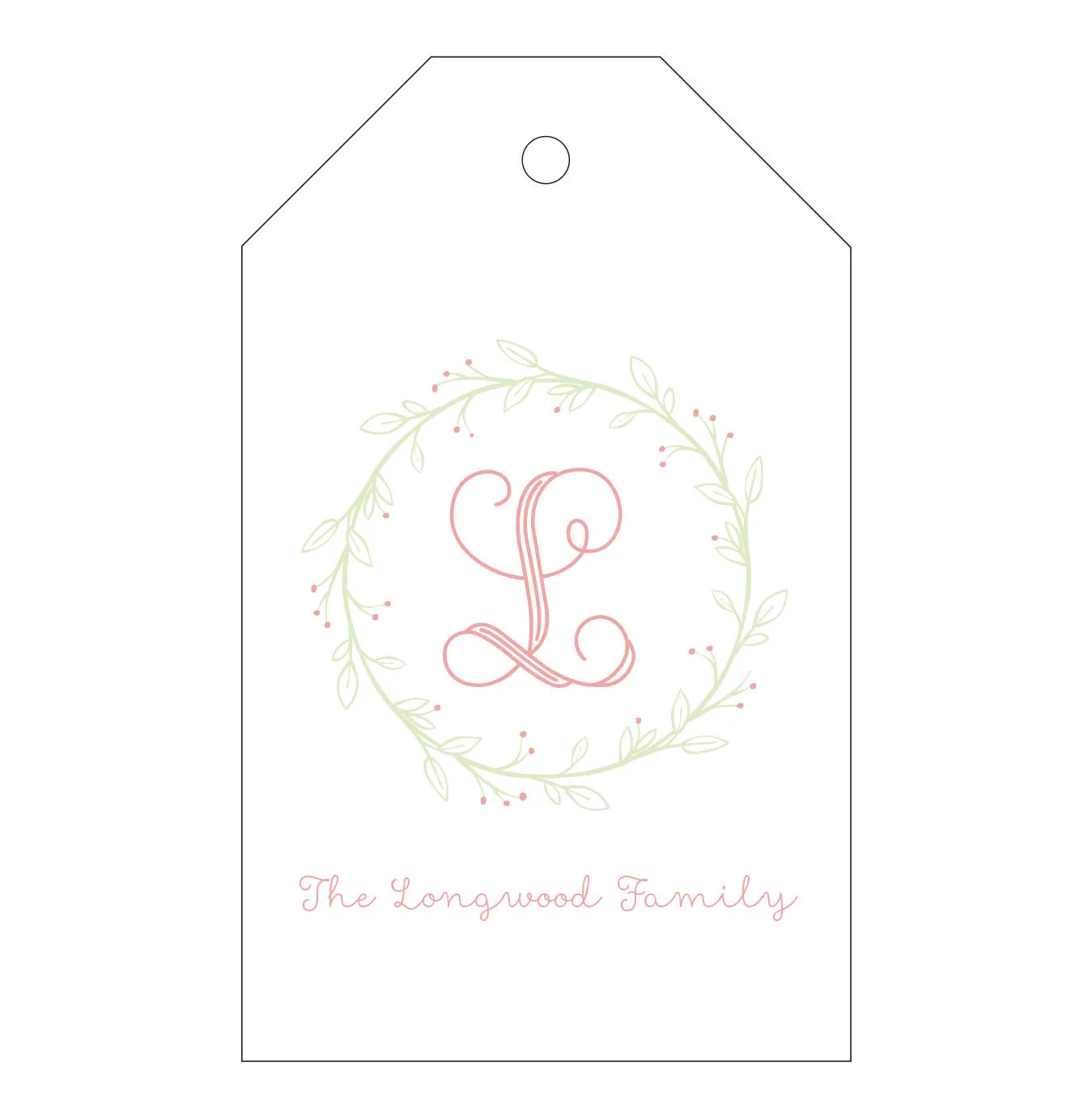 Letterpress Gift Tag - T75
