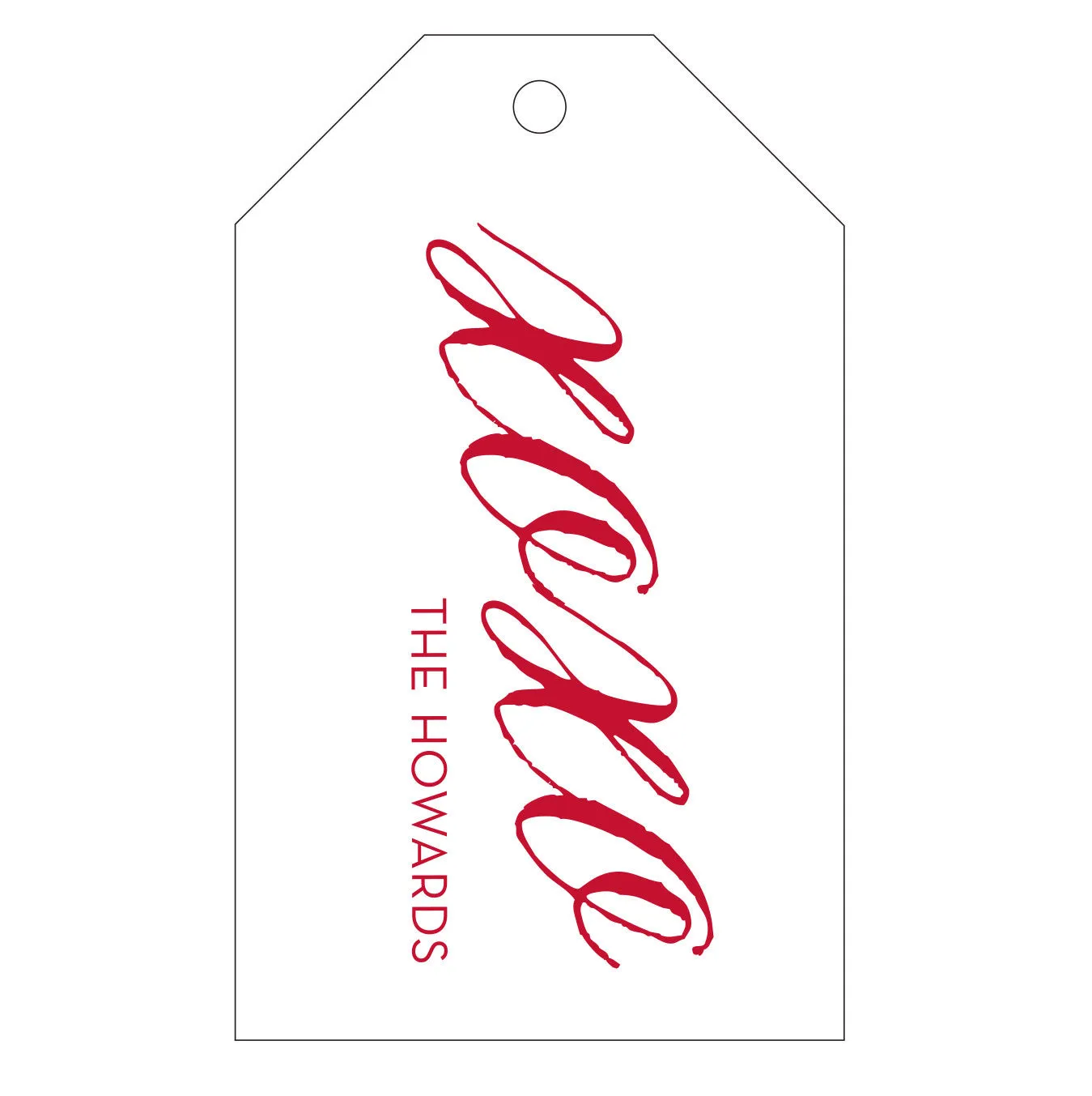 Letterpress Gift Tag - T77