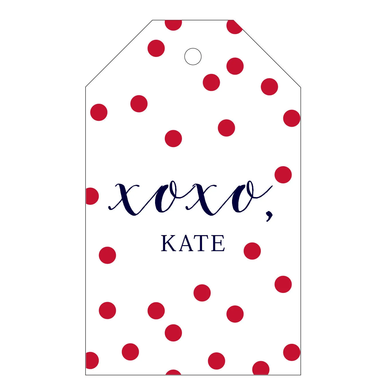 Letterpress Gift Tag - T7