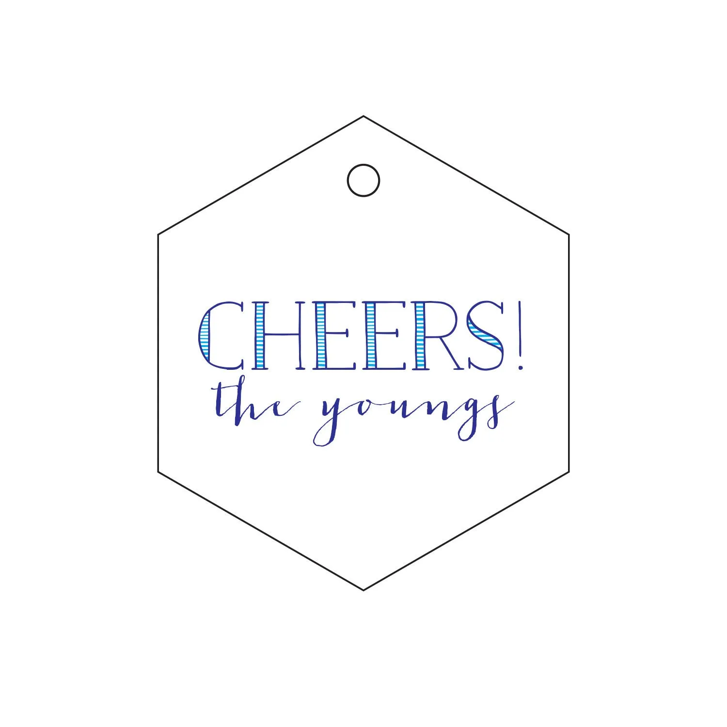 Letterpress Gift Tag - T84
