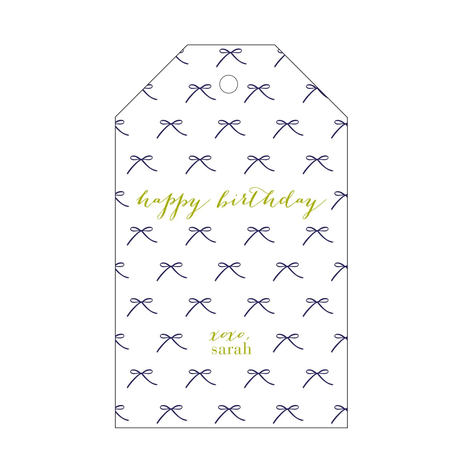 Letterpress Gift Tag - T85