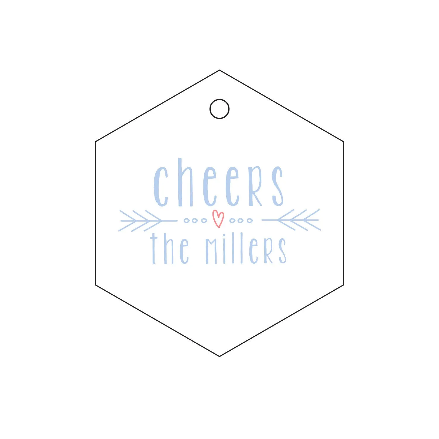 Letterpress Gift Tag - T90
