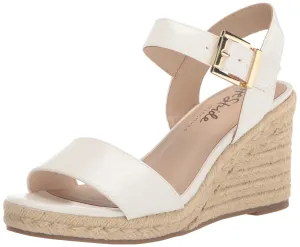 LifeStride Womens Tango 2 Espadrille Wedge Sandal White 8 M