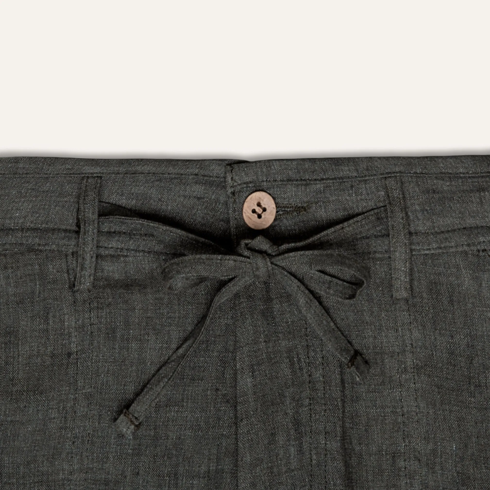 Linen Bermuda Shorts Olive