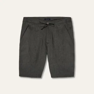 Linen Bermuda Shorts Olive