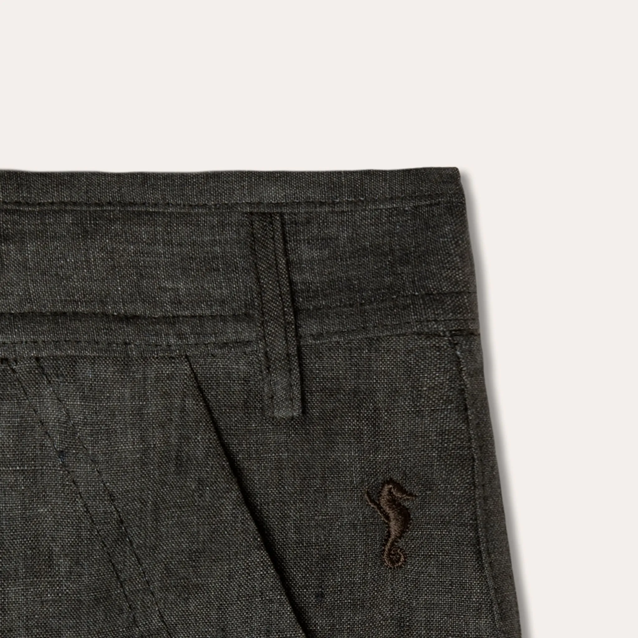 Linen Bermuda Shorts Olive
